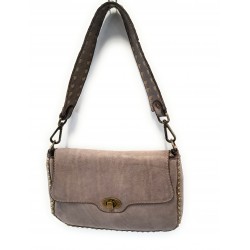 Borsa in pelle fiore Donna...